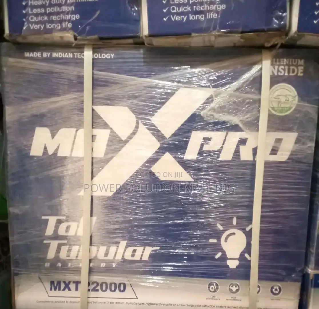 Max Pro 220ah 12v Tubular Battery