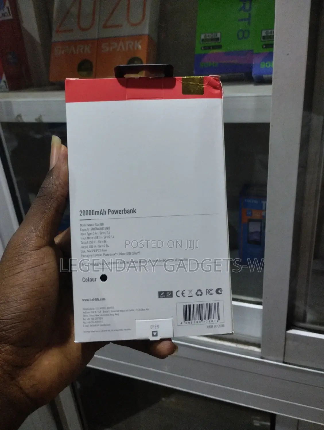 Itel 2,000mah Power Bank