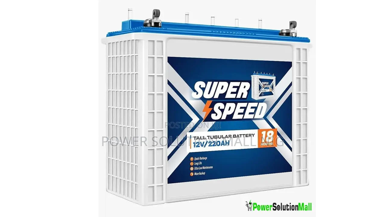 Super Speed 220ah 12v Tubular Battery for Inverter
