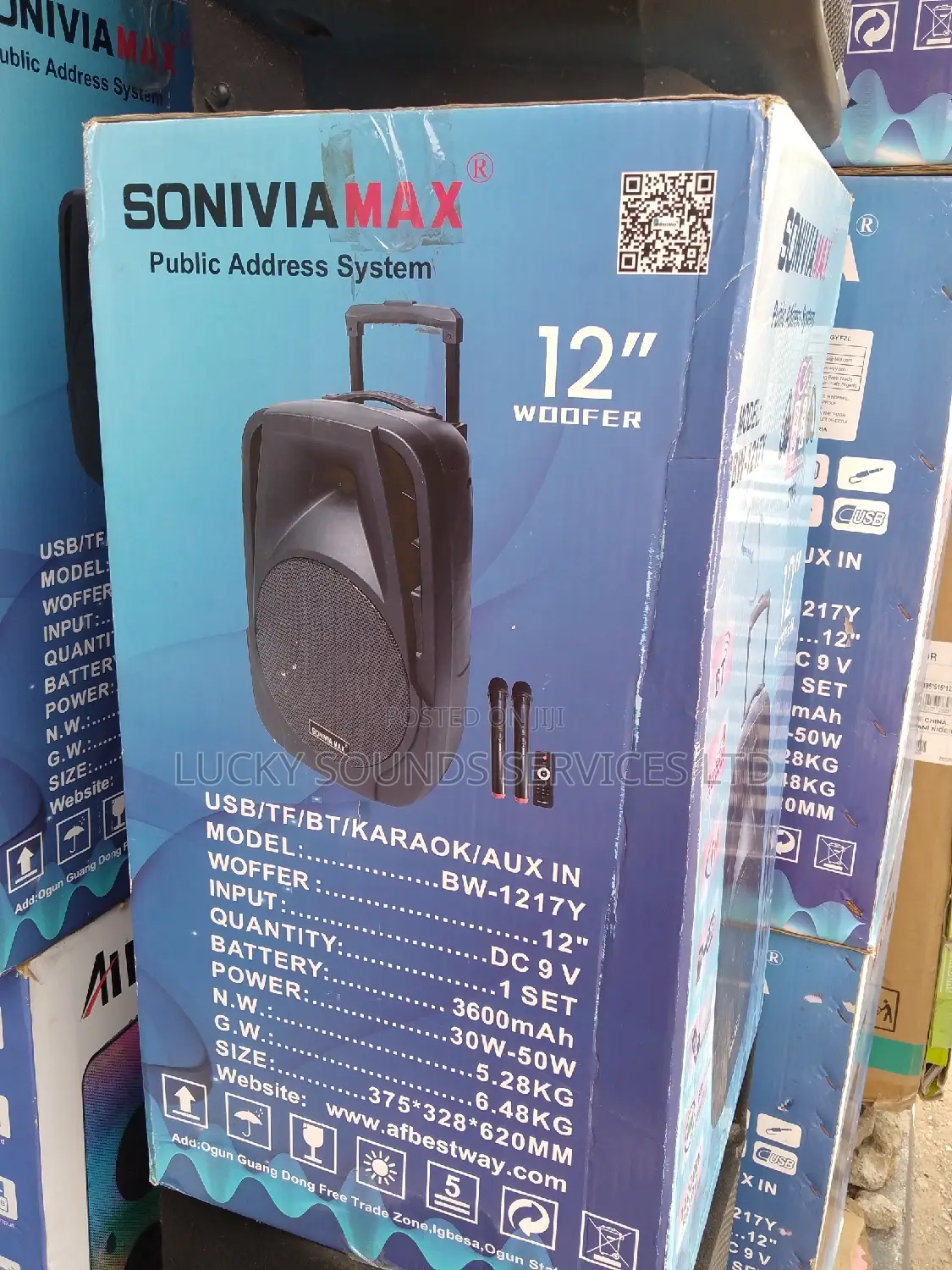 Soniviamax Pa System 12"