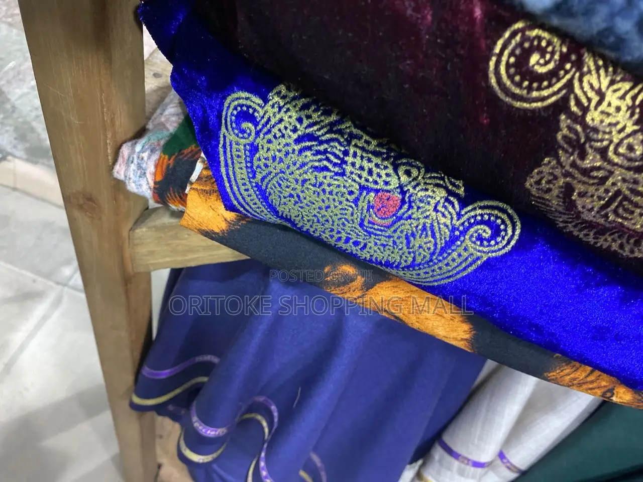 Isi Agu Igbo Crepe Traditional Material(Per Yards)
