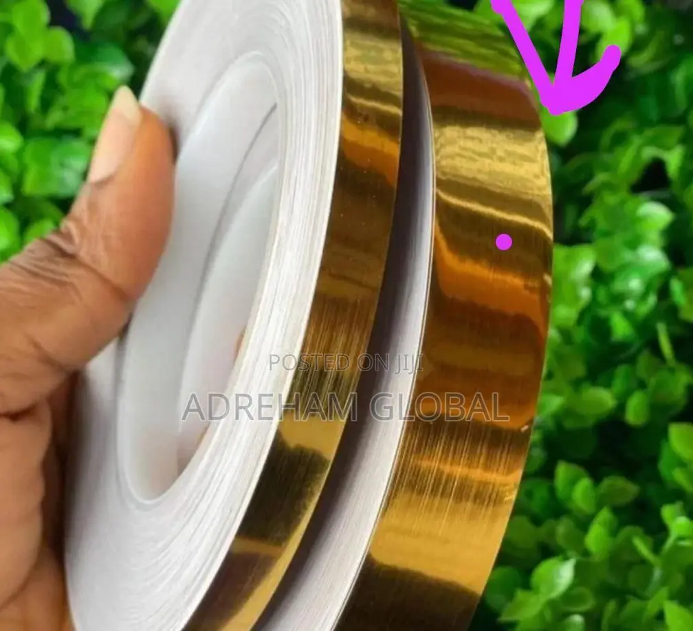 Golden Paper Tape in Small and Big Size Per Meter