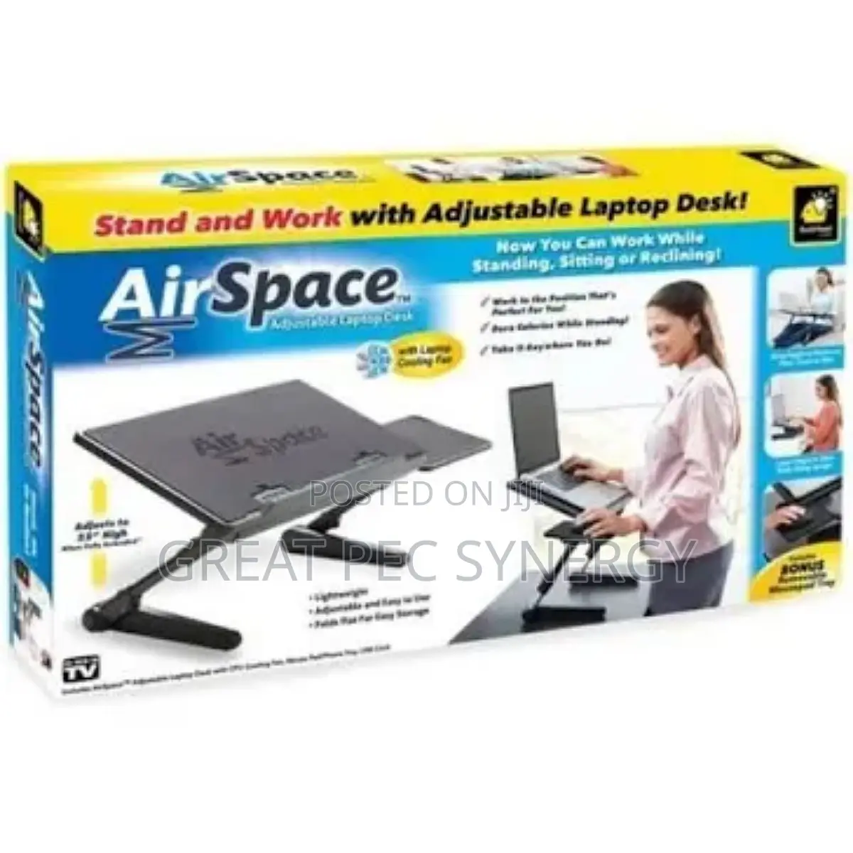 Airspace Adjustable Laptop Desk