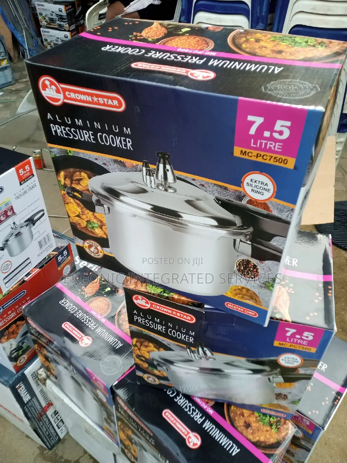 Aluminum Pressure Cooker 7.5 Litre