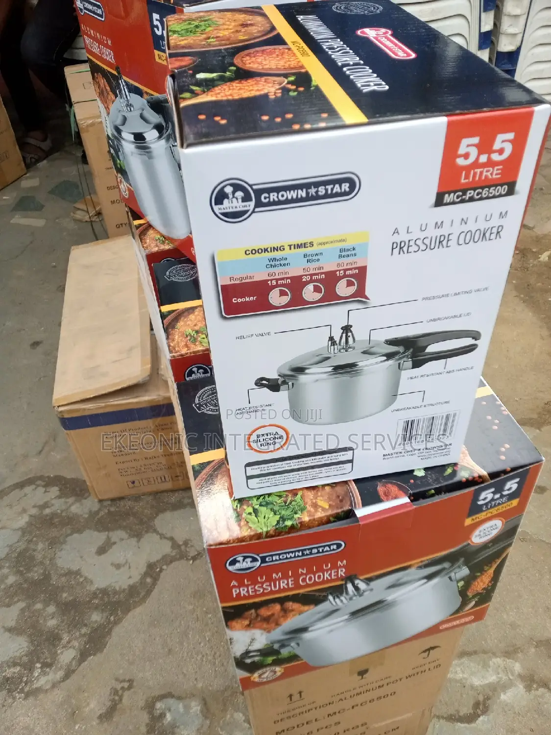 Aluminum Pressure Cooker 5.5 Litre