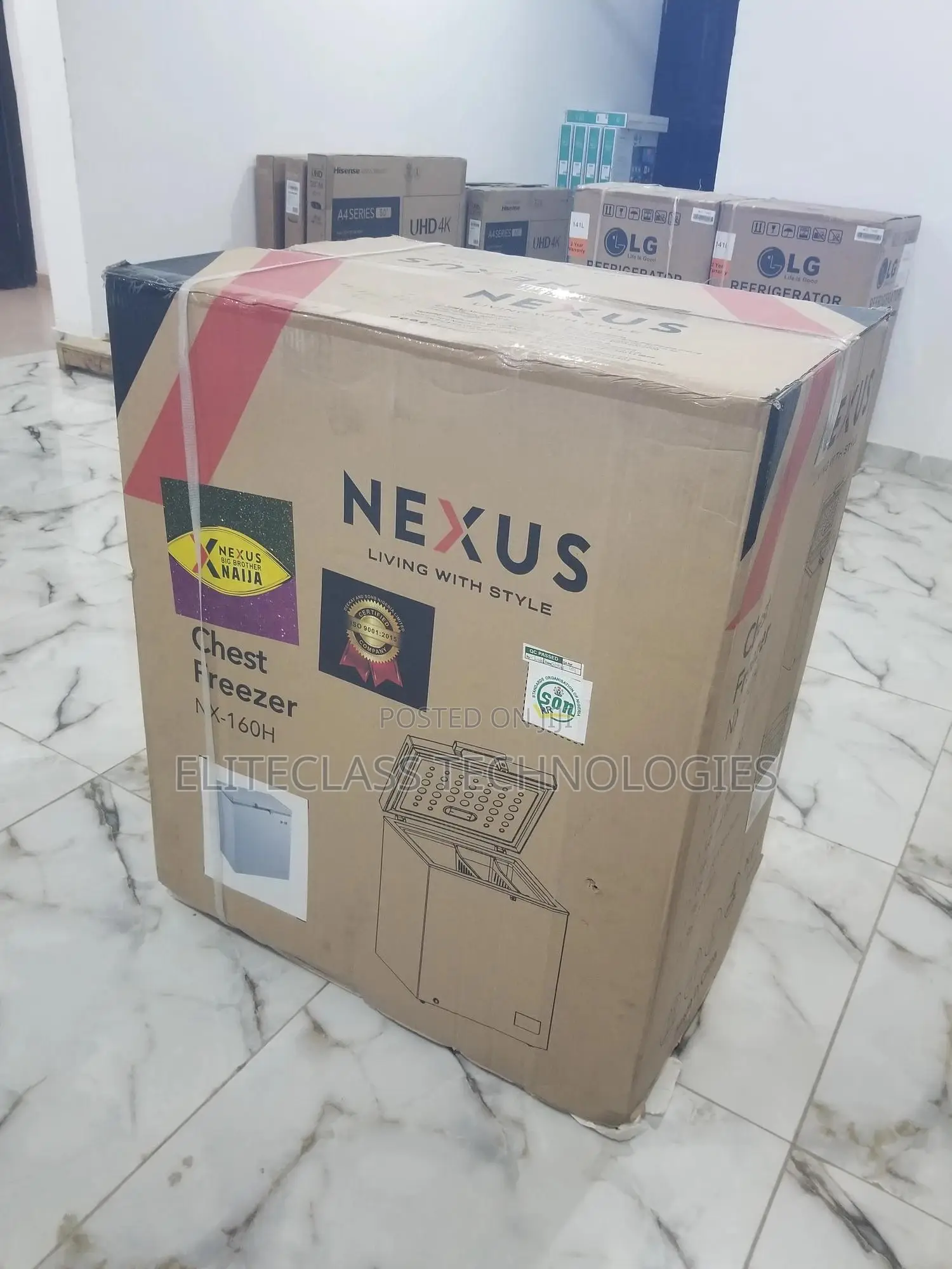 High Quality Nexus Chest Freezer NX-160H.