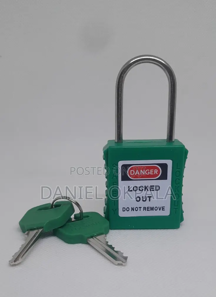 Steel Shackle Safety Padlock