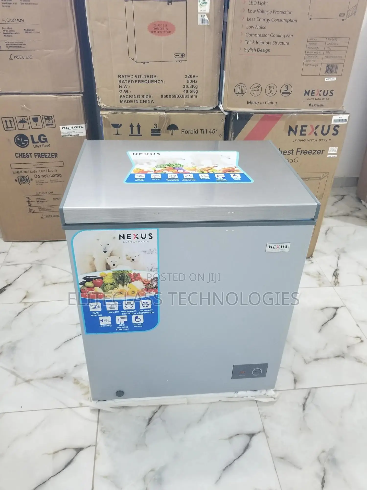 Standard NX-160H Nexus Chest Freezer 150L.