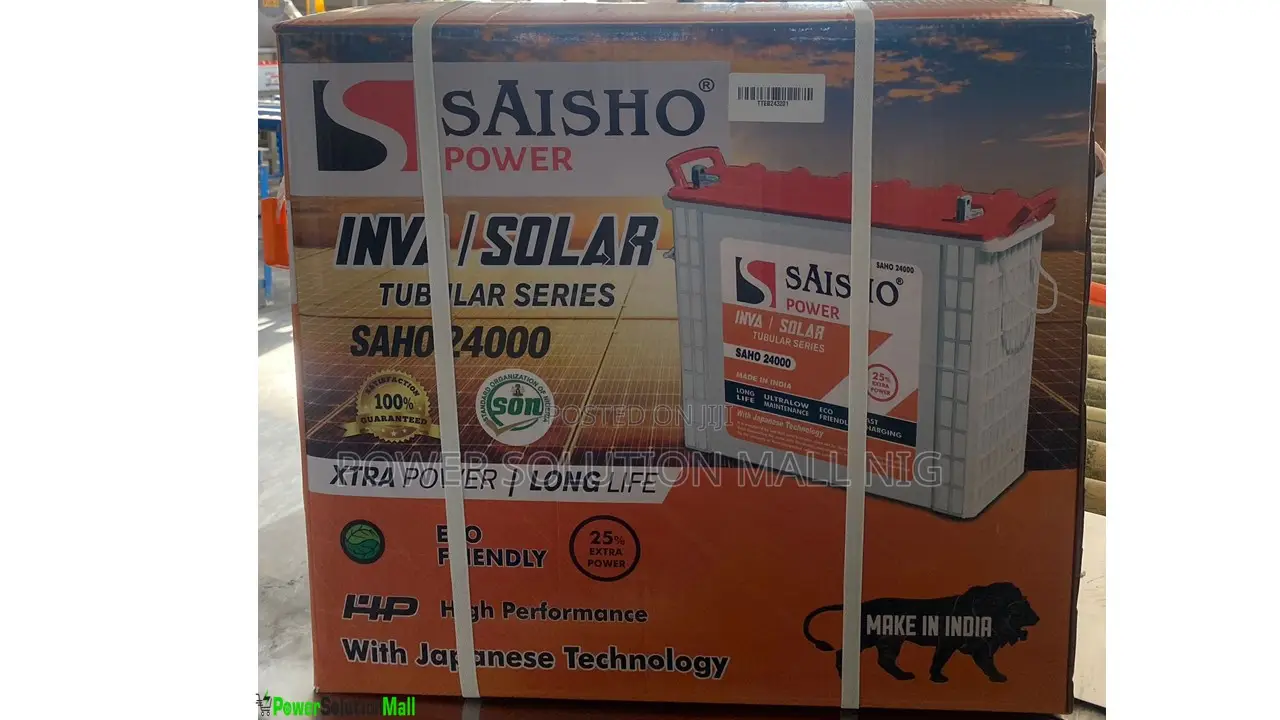 220ah Saisho Tubular Inverter Battery