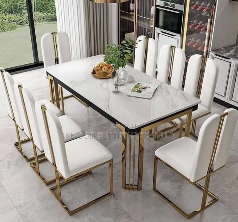 8seater Imported Turkish Marble Dining Table