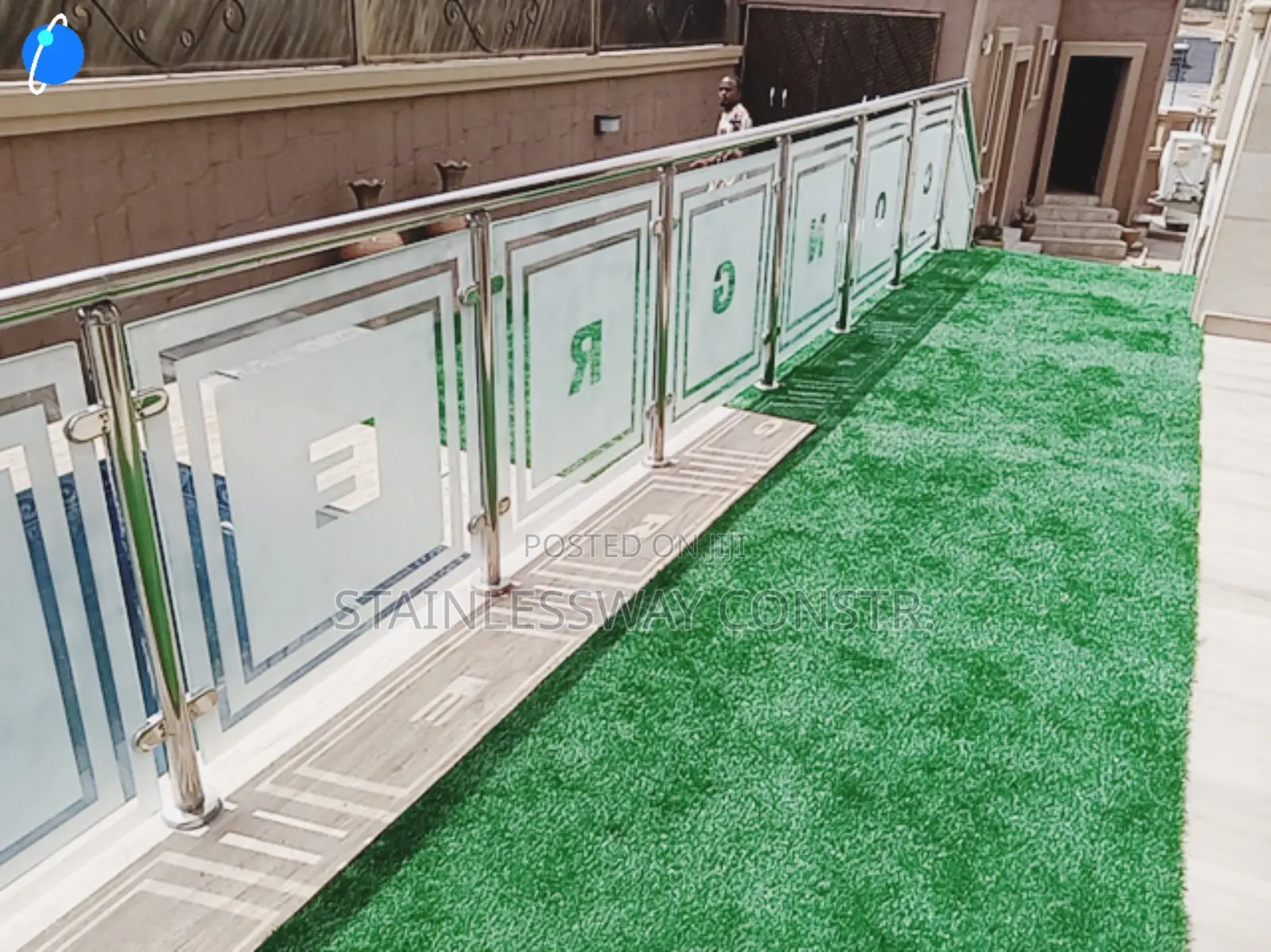 Pool Area Glass Railing