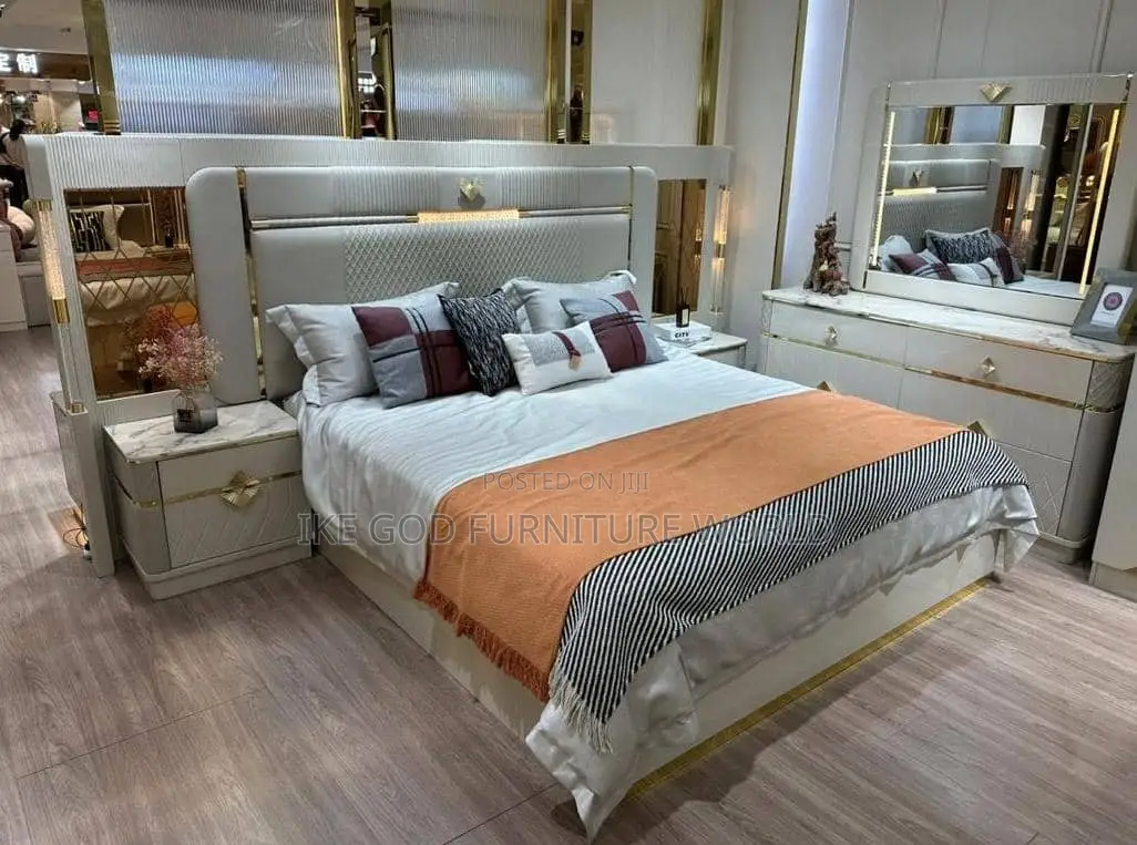 6by7 Imported Turkish Family Bed With Dressing Mirror