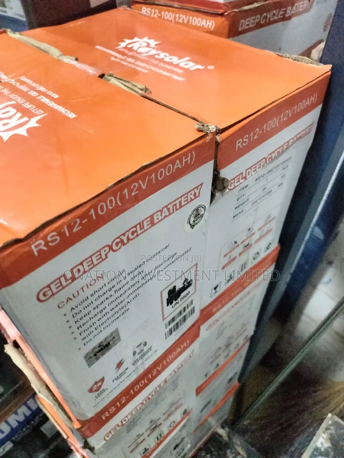 100ah 12v Raysolar Deep Cycle Solar Battery