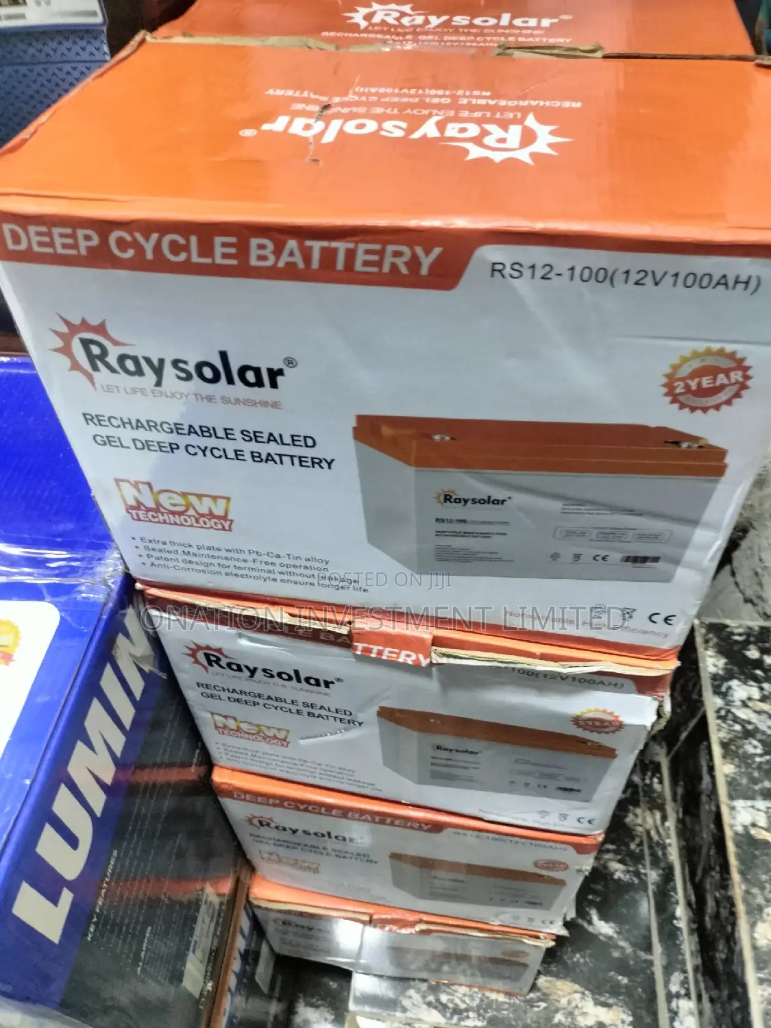 100ah 12v Raysolar Deep Cycle Solar Battery