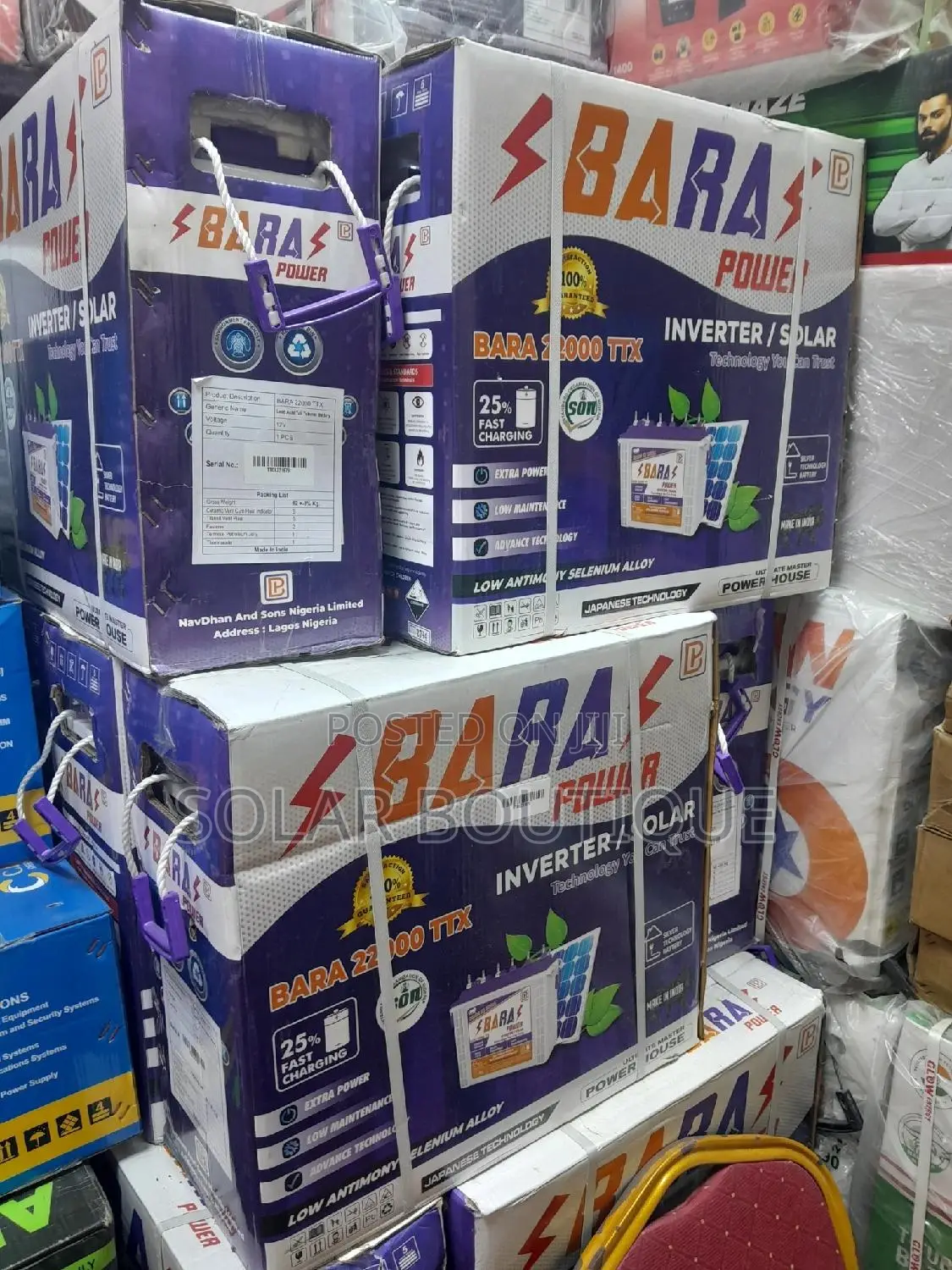 220ah Bara Power Solar Tubular Battery