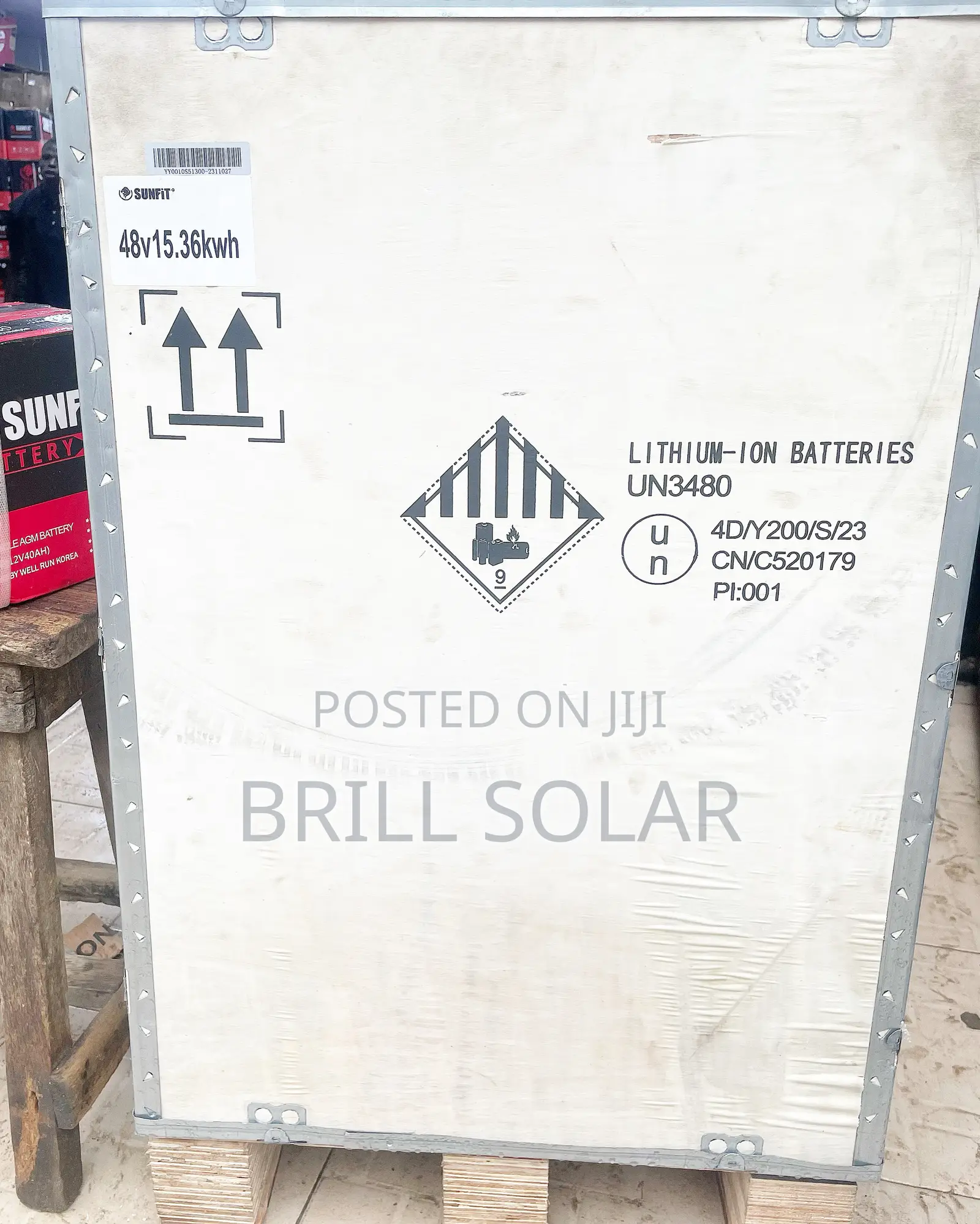 15.36kwh, 48v Sunfit Solar Lithium Battery