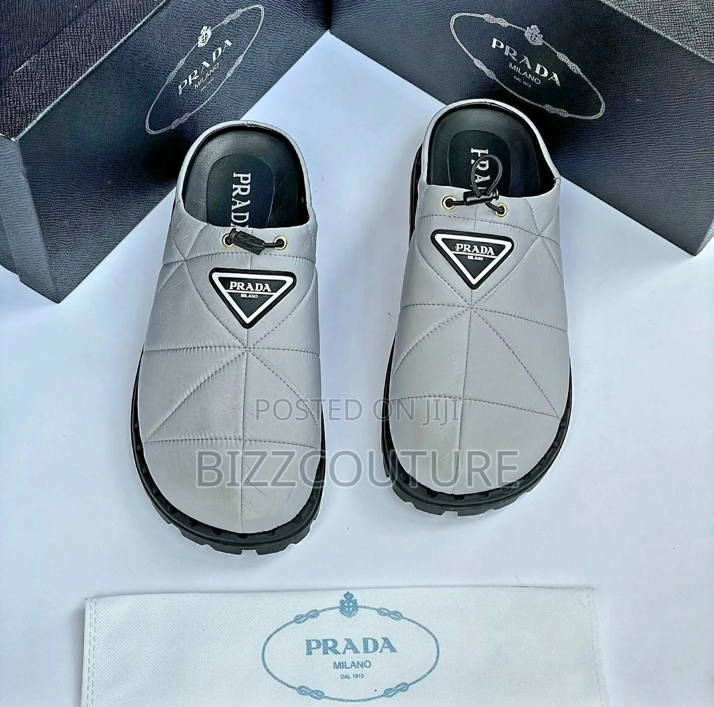 Original PRADA Half Shoes Available in Store