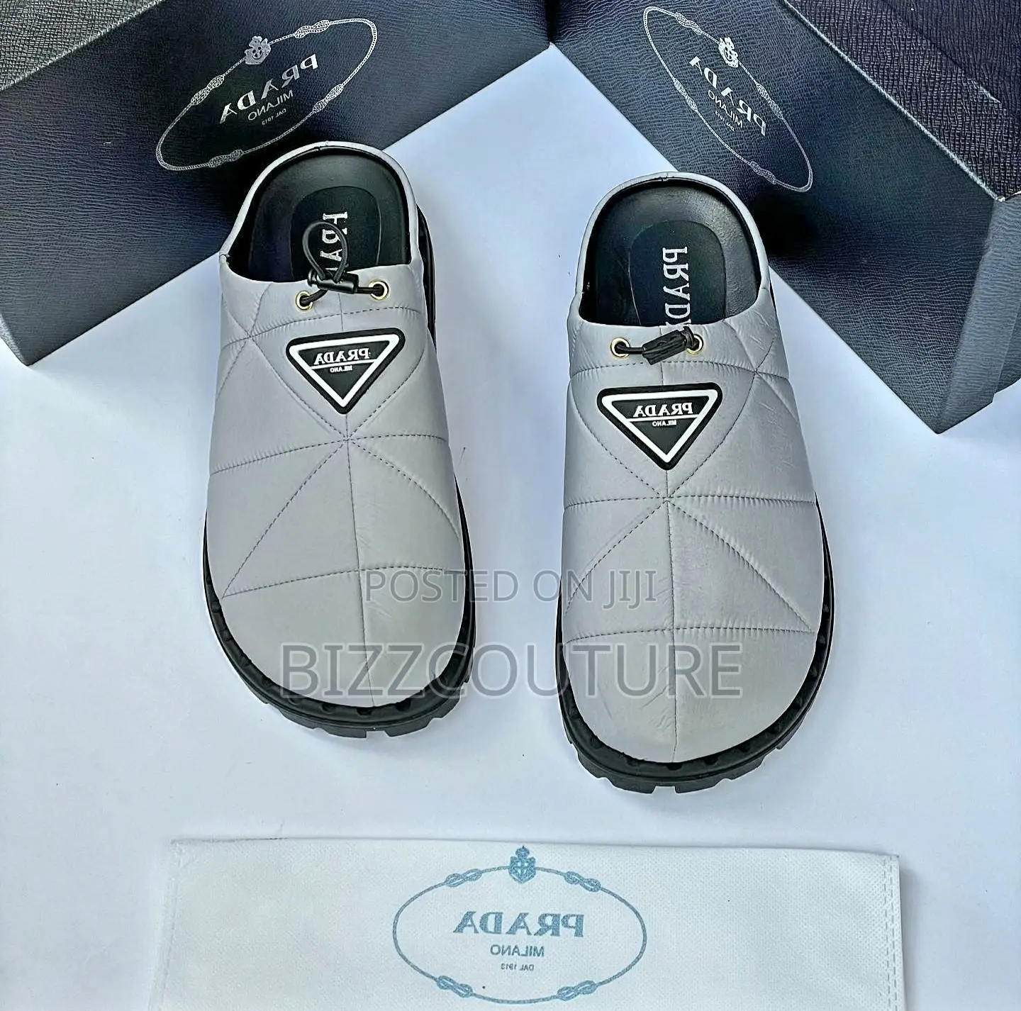 Original PRADA Half Shoes Available in Store