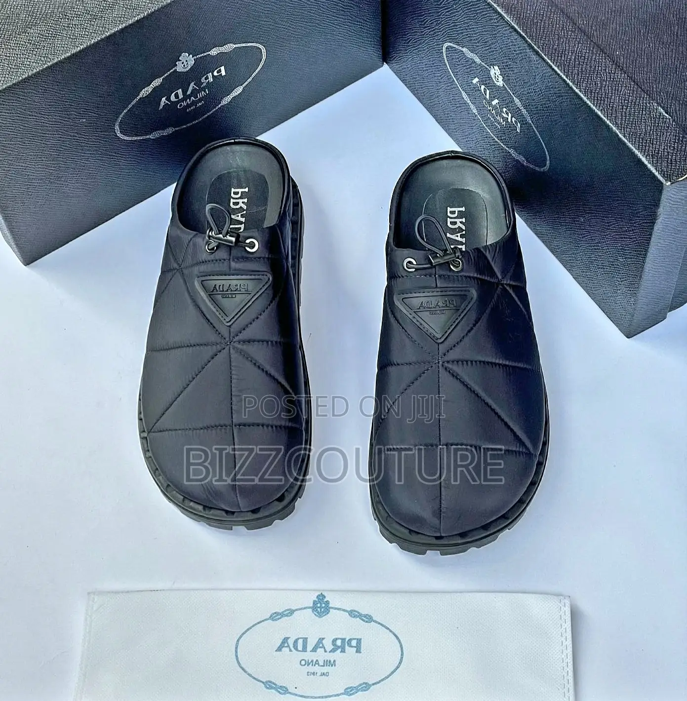 Original PRADA Half Shoes Available in Store