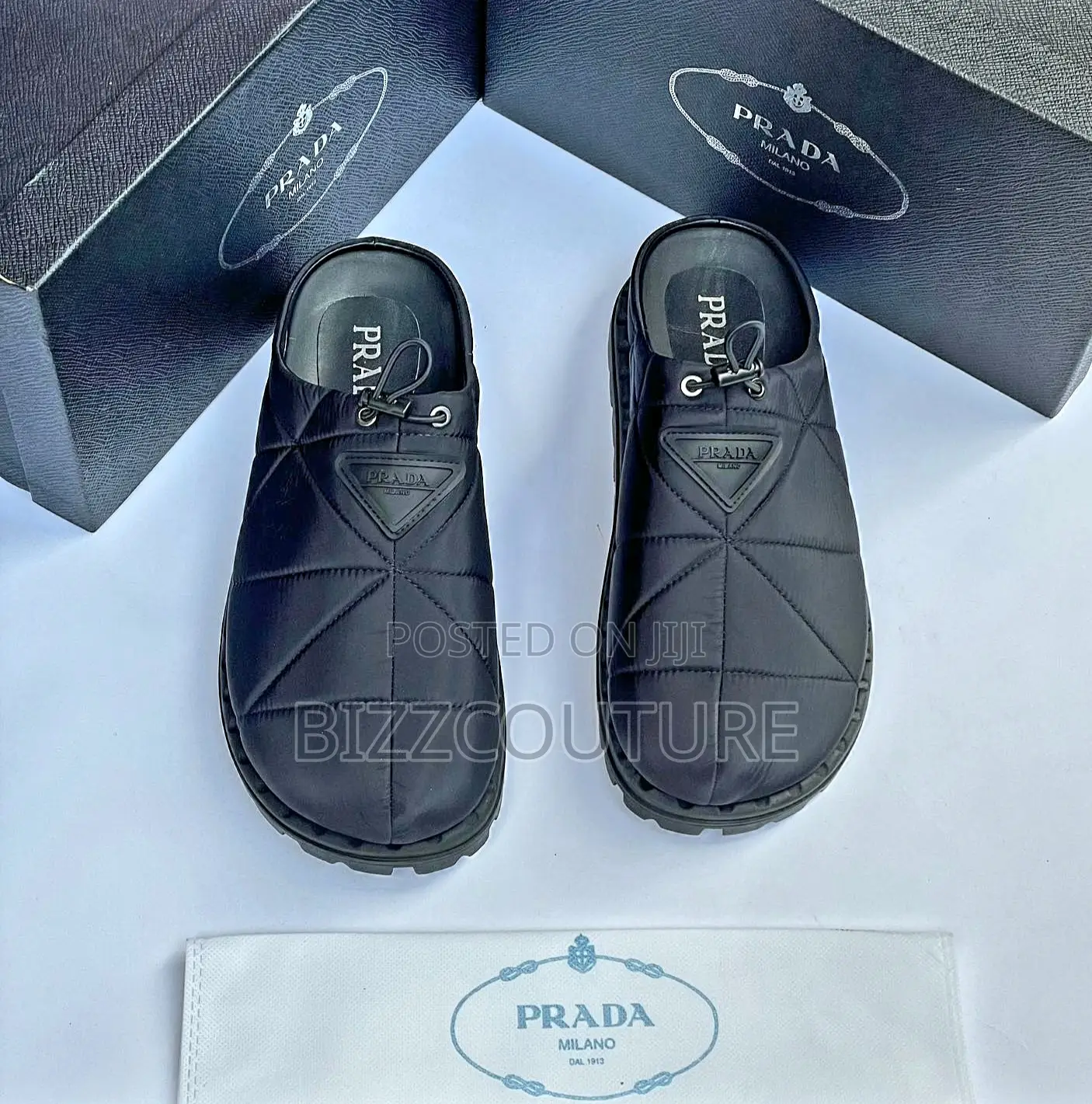 Original PRADA Half Shoes Available in Store