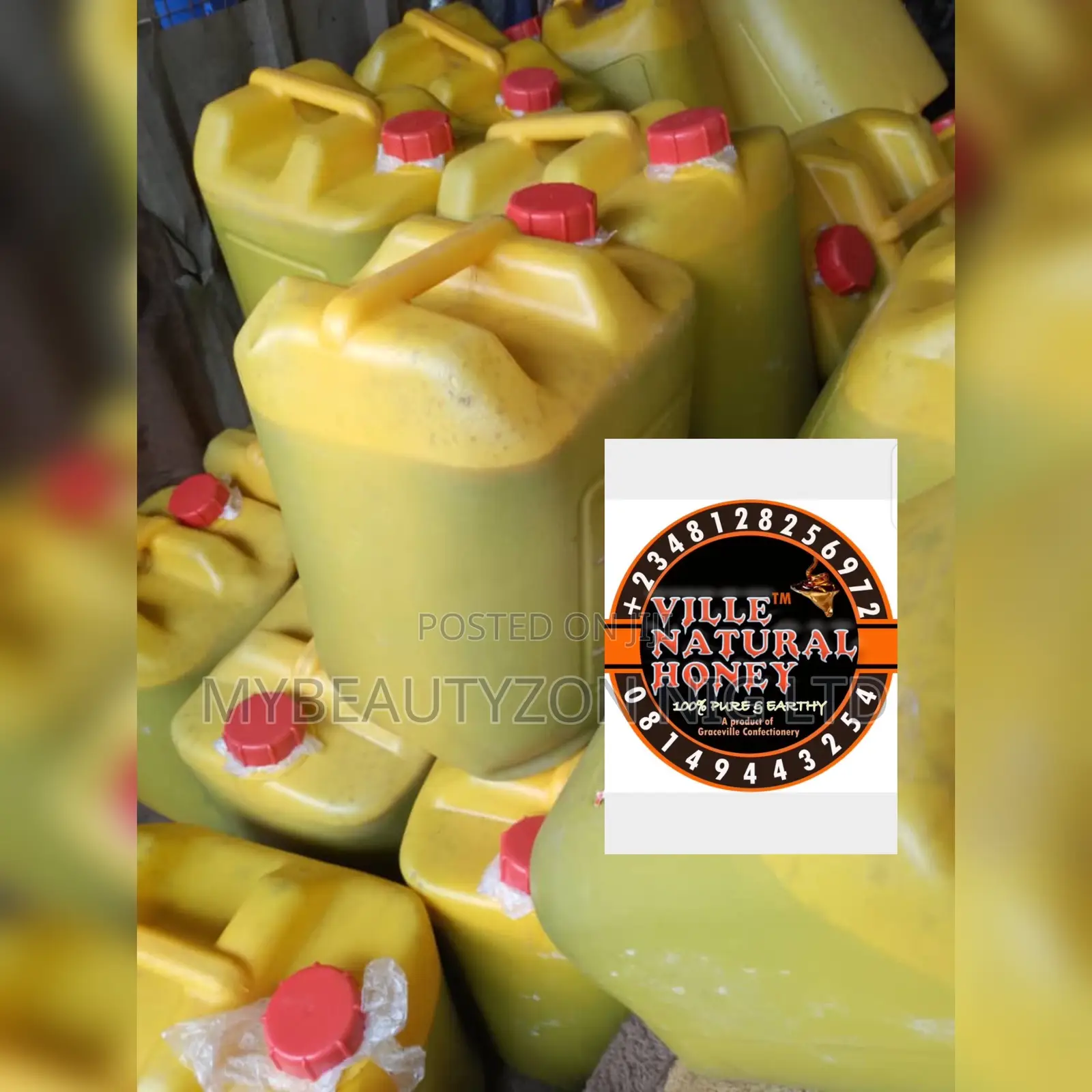 25 Liters Ville Natural Honey (Pure Earthy)