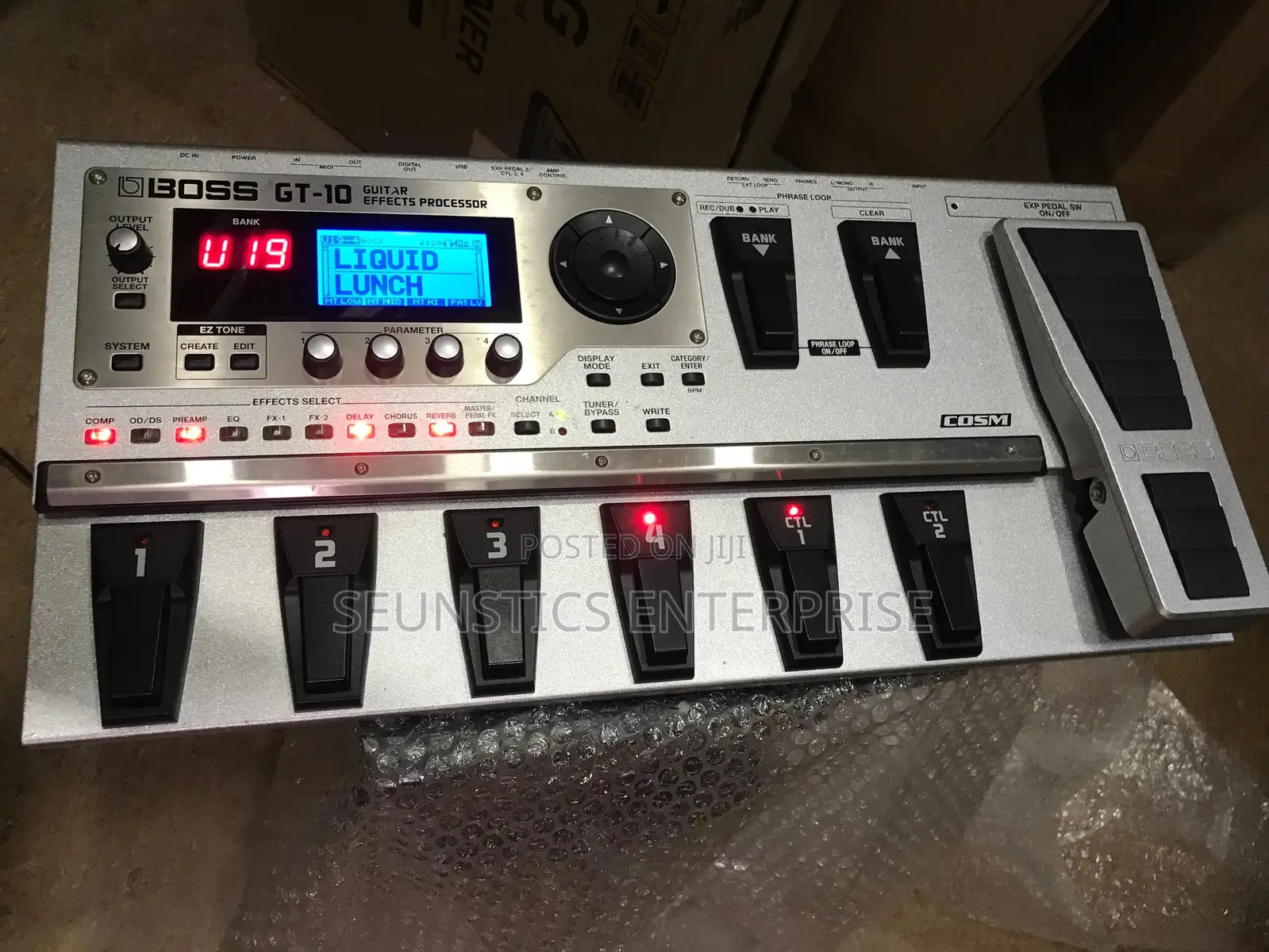 Boss Gt 10 Guitar Effects Processor