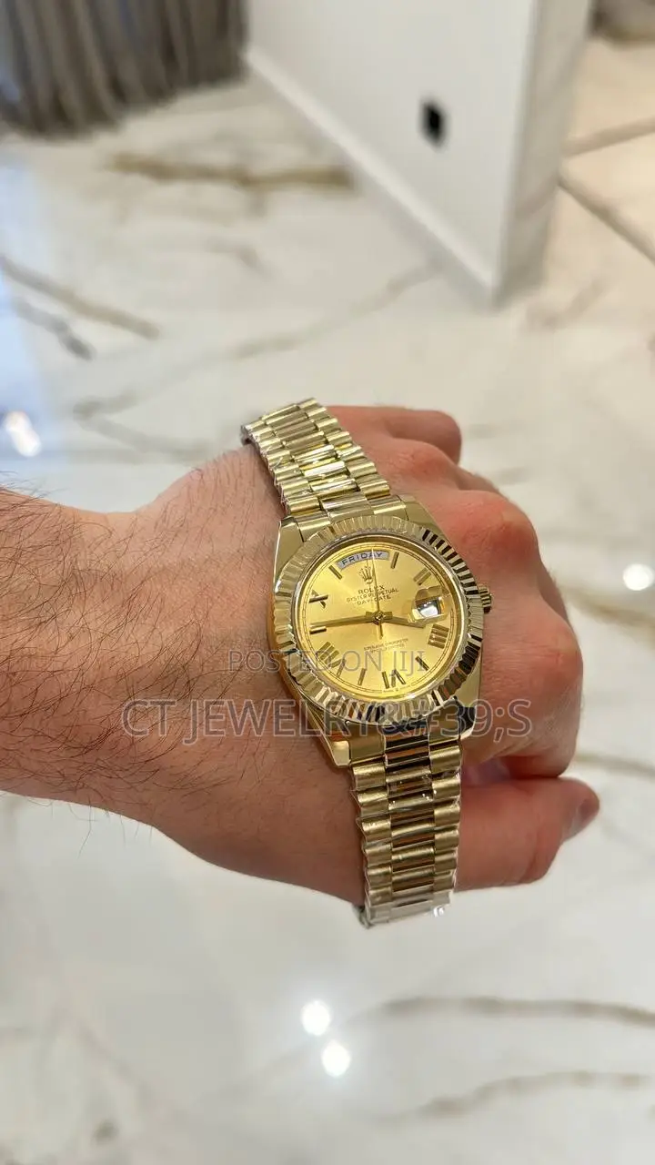 Rolex Oyster Perpetual Date-Date Stainless Steel Gold