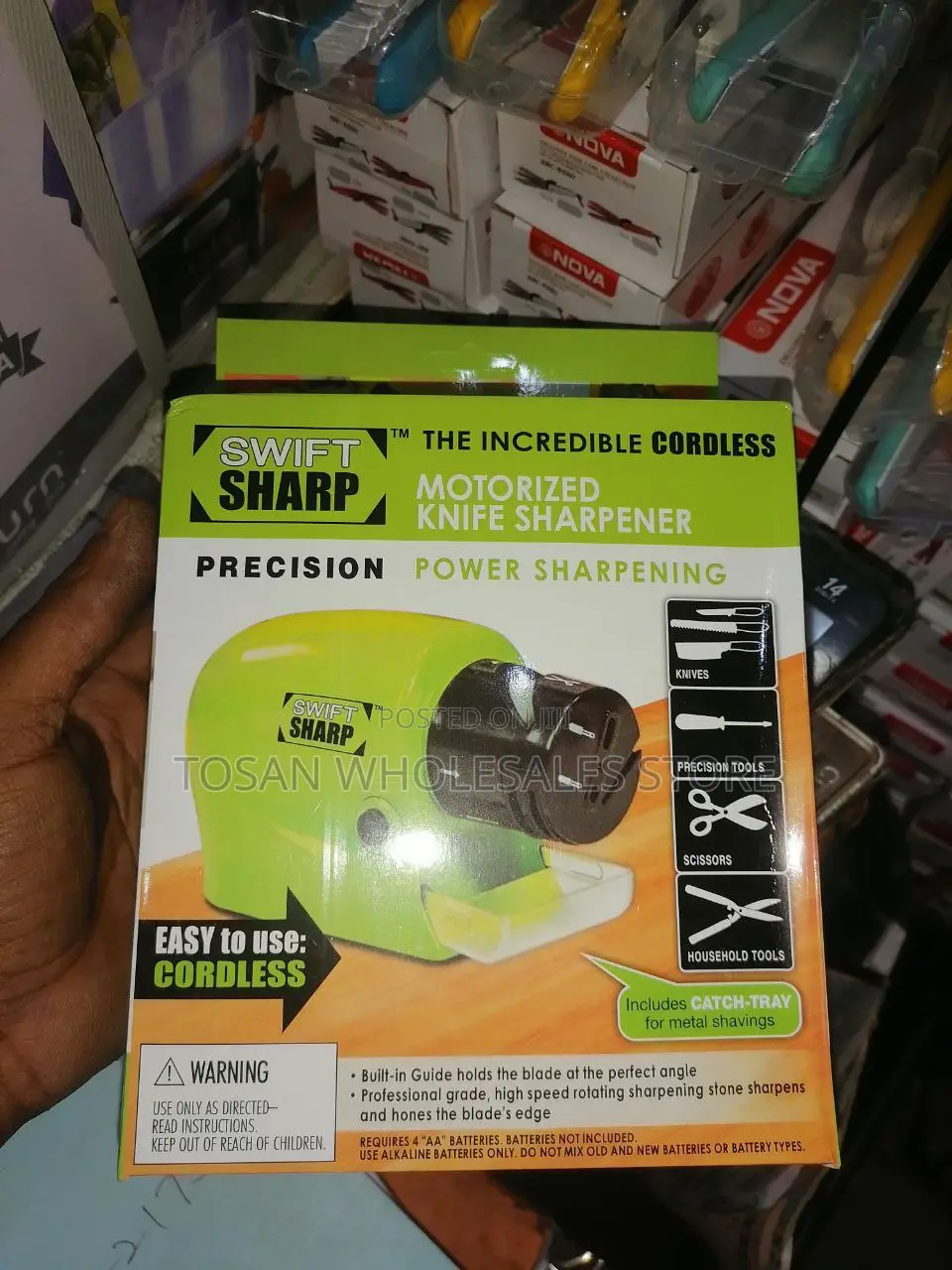 Original Motorized Electric Knife Sharpener Swifty Sharp