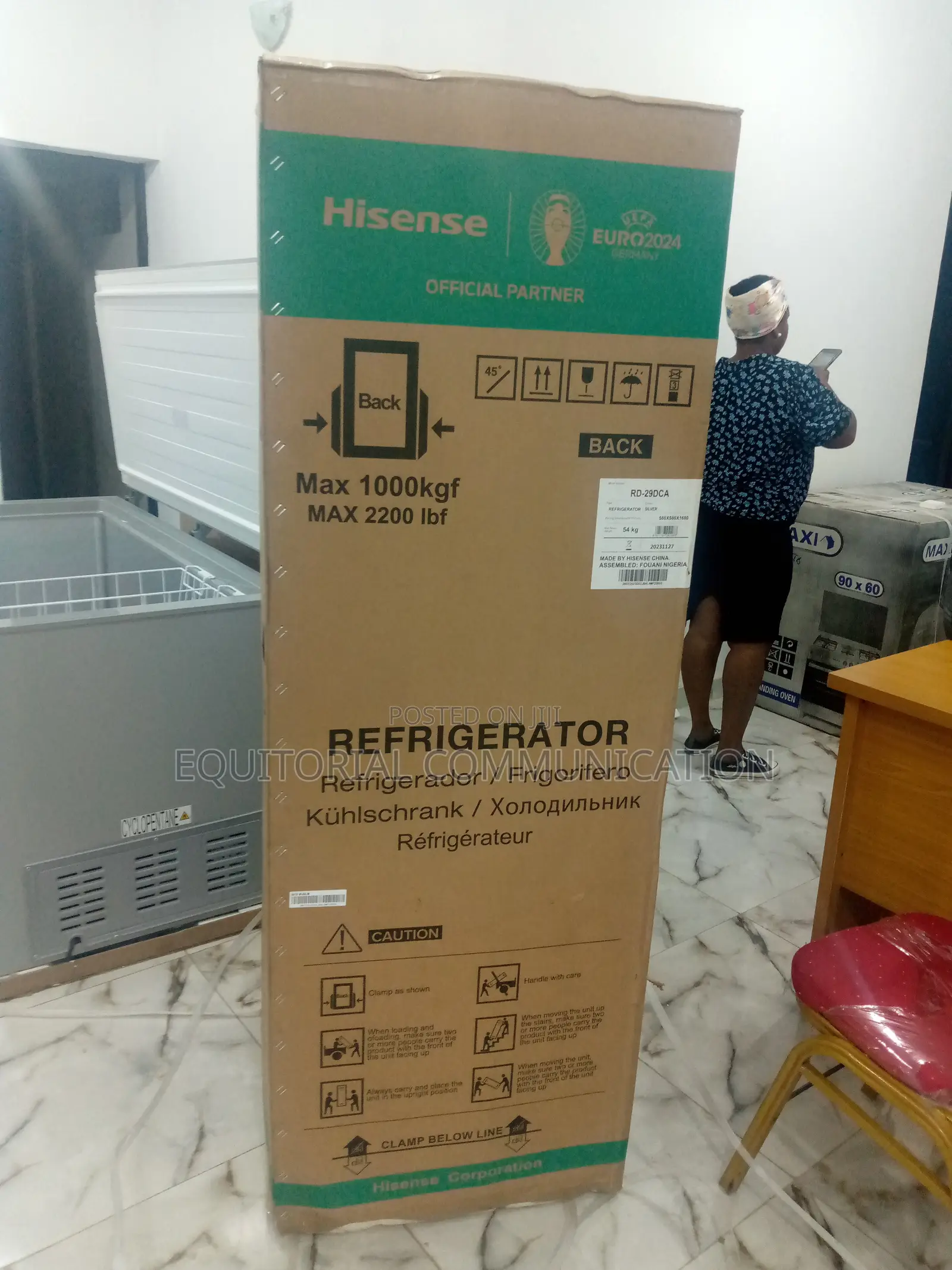 Hisense 225-Litres Double Door Refrigerator - Brand New