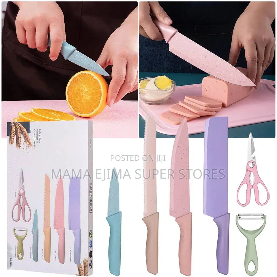 6pcs/Set Fruit Knife Set High Carbon Steel Cut Fru