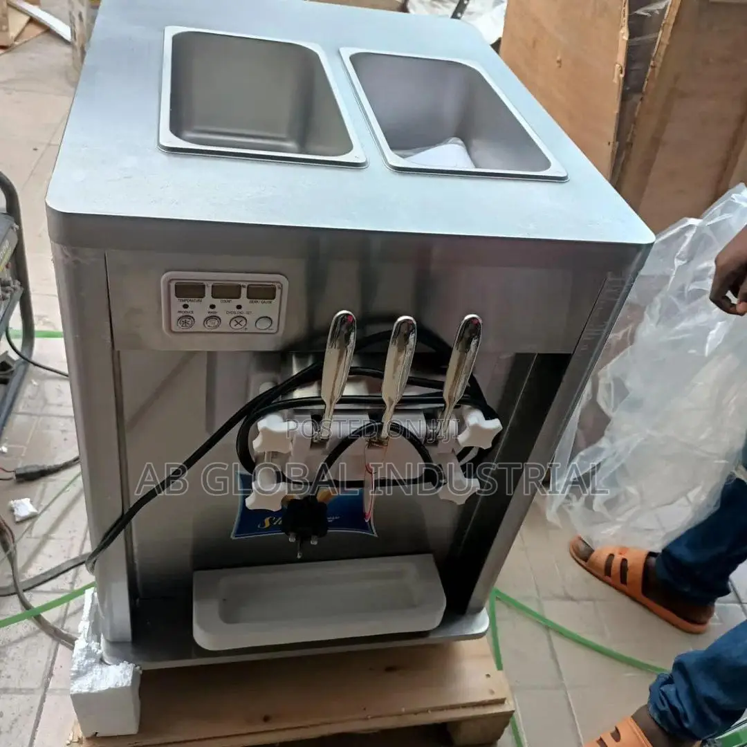 Stainless Steel Ice Cream Machine