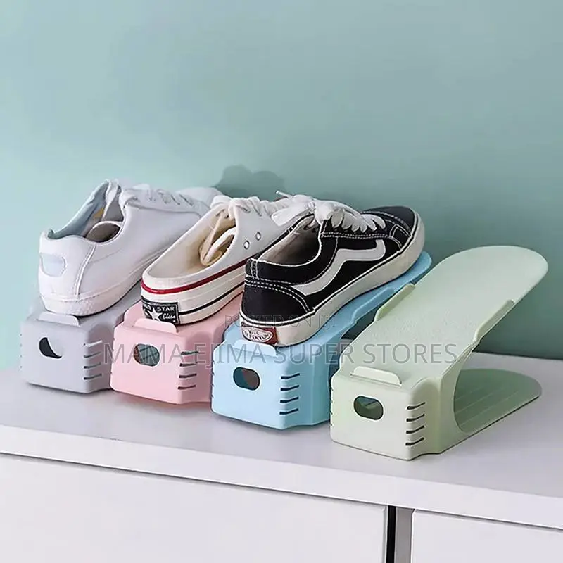 Adjustable Shoe Rack Organizer Shoe Slot Double-L