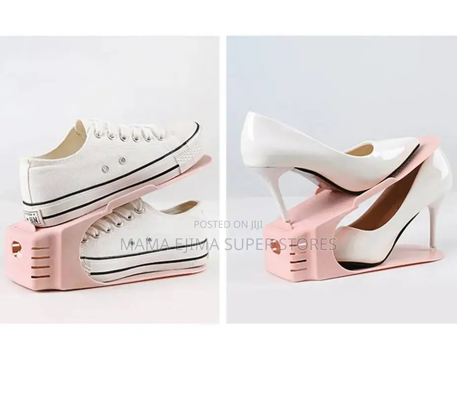 Adjustable Shoe Rack Organizer Shoe Slot Double-L