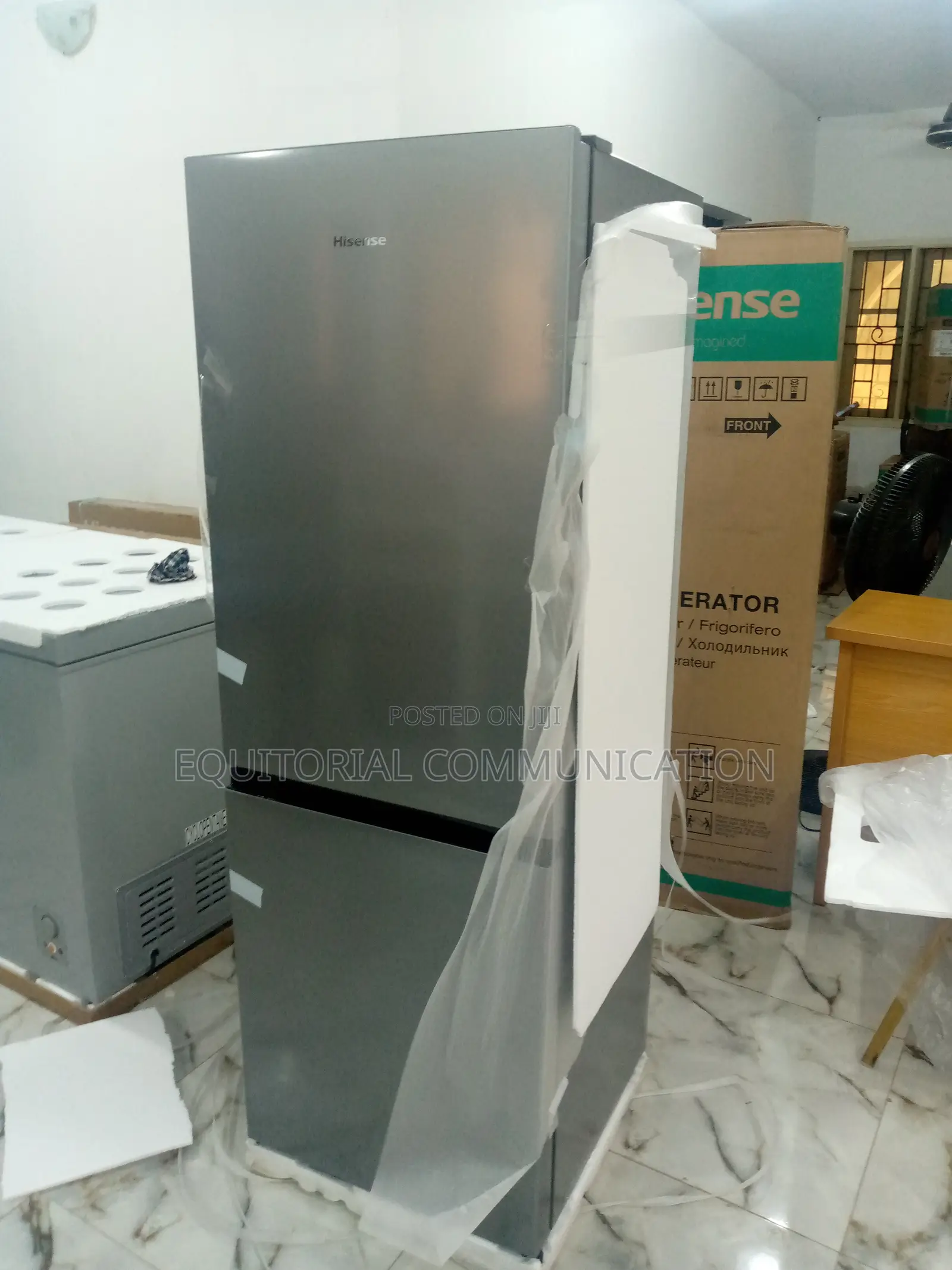 Refrigerator) 225litres Double Door Hisense Silver