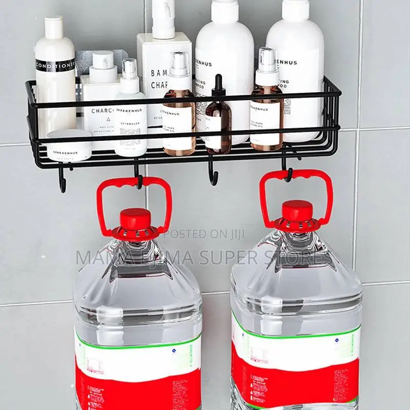 Wall Mount Bathroom Shelves Iron No Drill Corner Shower Shel