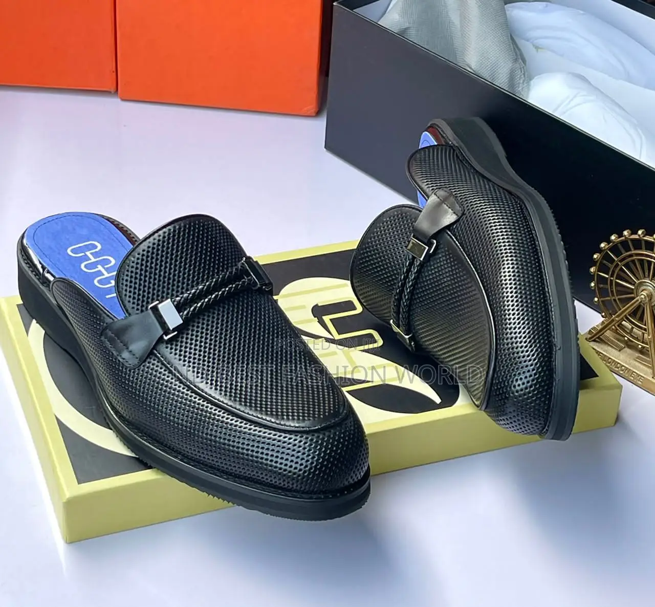 Pure Leather Half Shoe