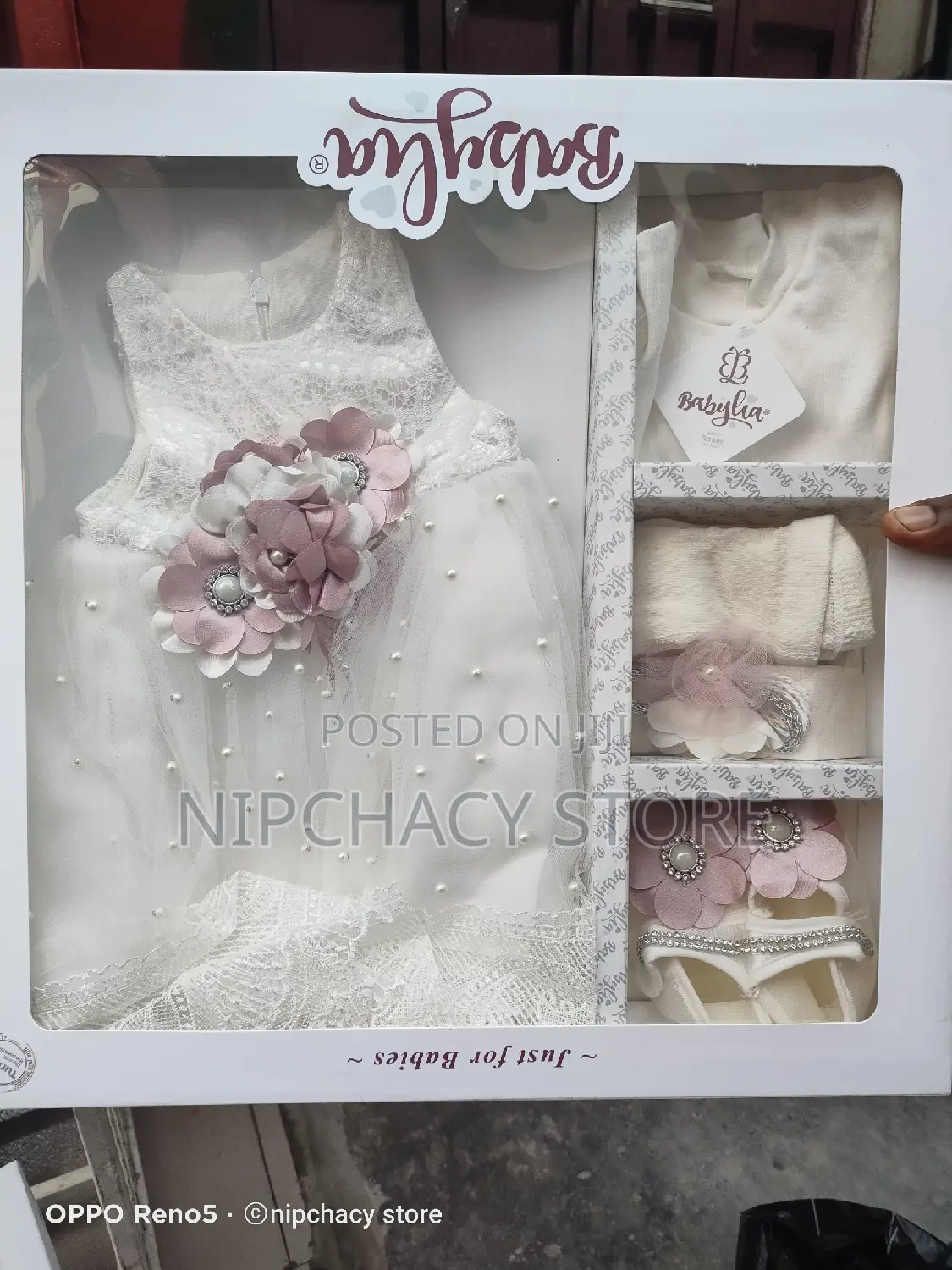 Baby Girl Dedication Turkish Gown Complete Set