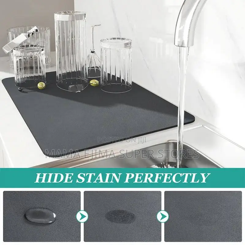 Super Absorbent Large Kitchen Absorbent Mat Antiskid Drainin