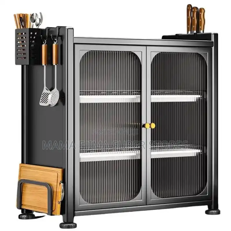 Display Modern Kitchen Cabinets Storage Shelf Cupboard Conso