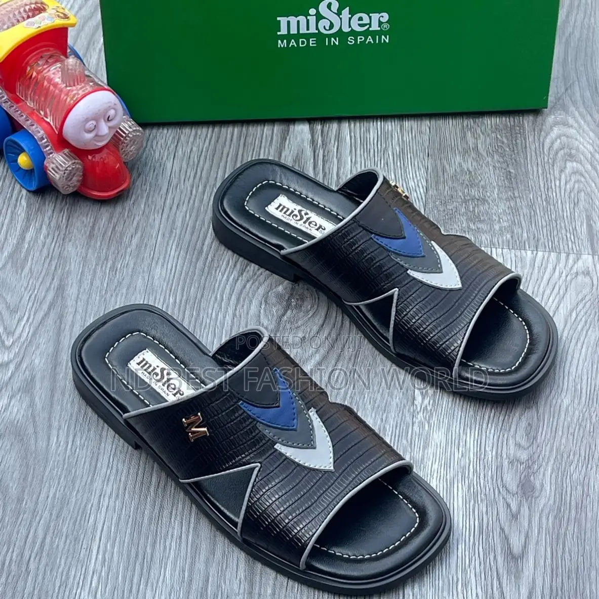Pure Leather Mister Slippers