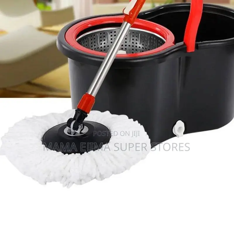 Rotating Mop Replacement Cloth Spin for Wash Floor Squeeze
