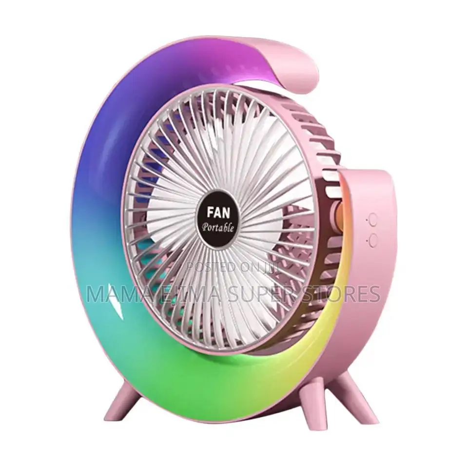 Desktop Table Fan 180 Adjustable Tilt Personal Fan Desk USB