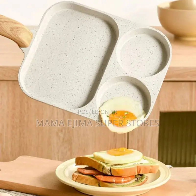 Omelette Non-Stick Pan Burger Breakfast Skillet Home Heat Se