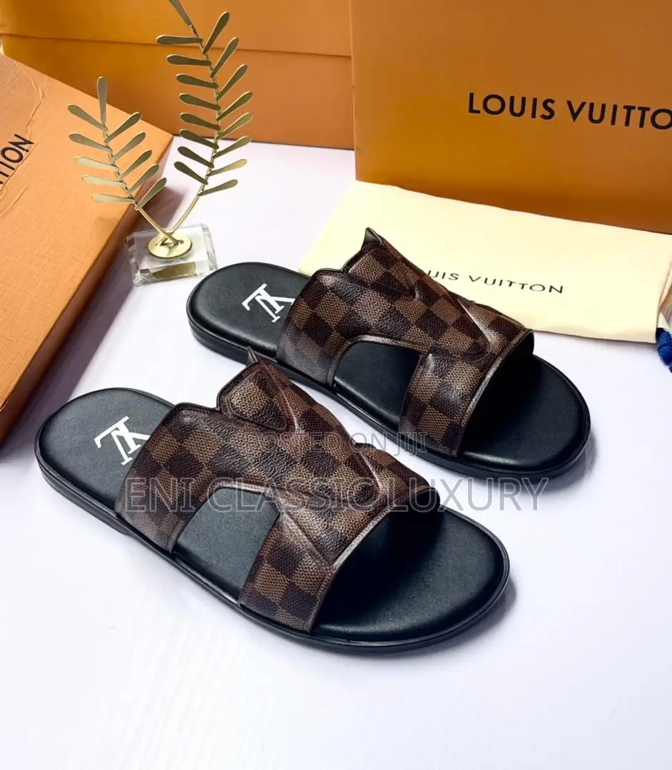 Best Quality Trending Luxury Slippers Louis Vuitton