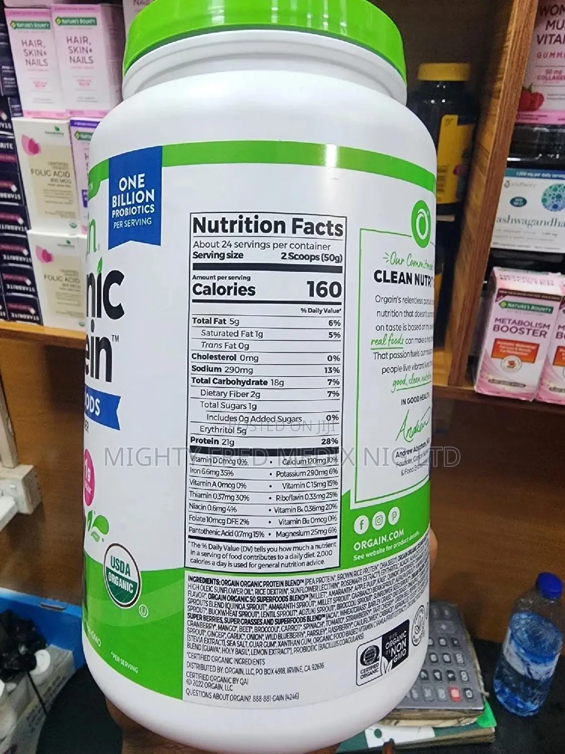 Orgain Organic Protein 50 Superfoods