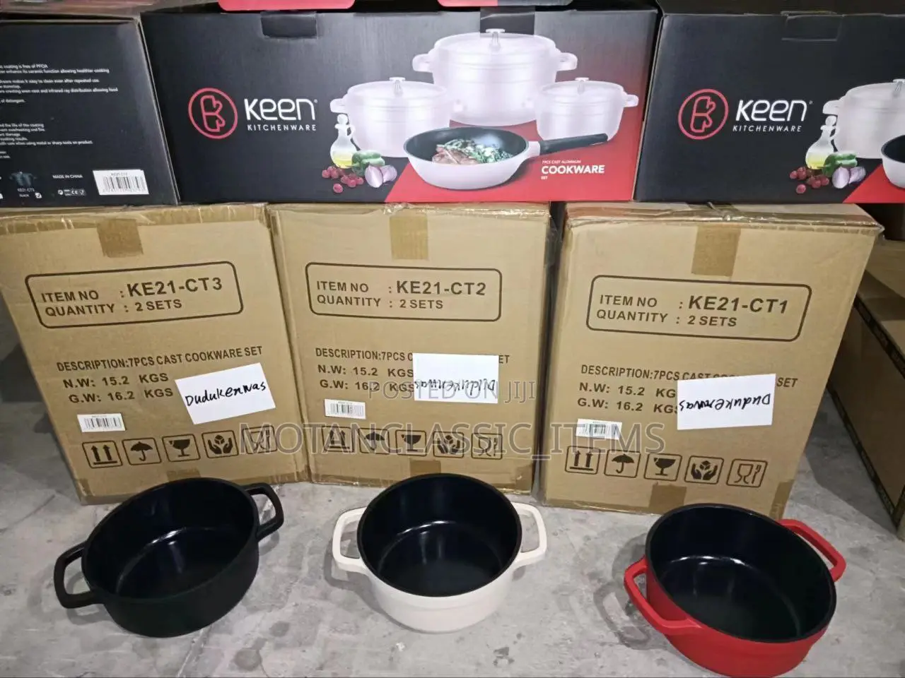 Keen Non Stick Quality Cookware/Pot Set
