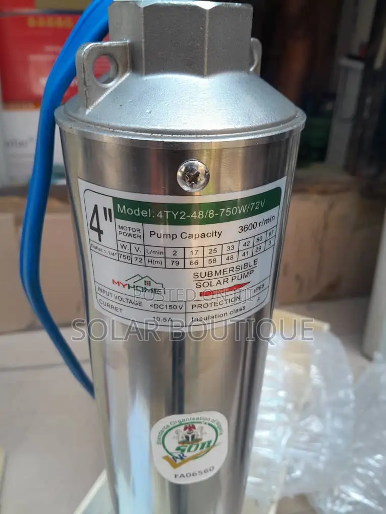 0.75HP Myhome Solar Submersible Pump