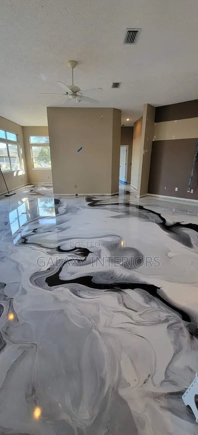 Best Epoxy 3D Floor Interior in Benin City