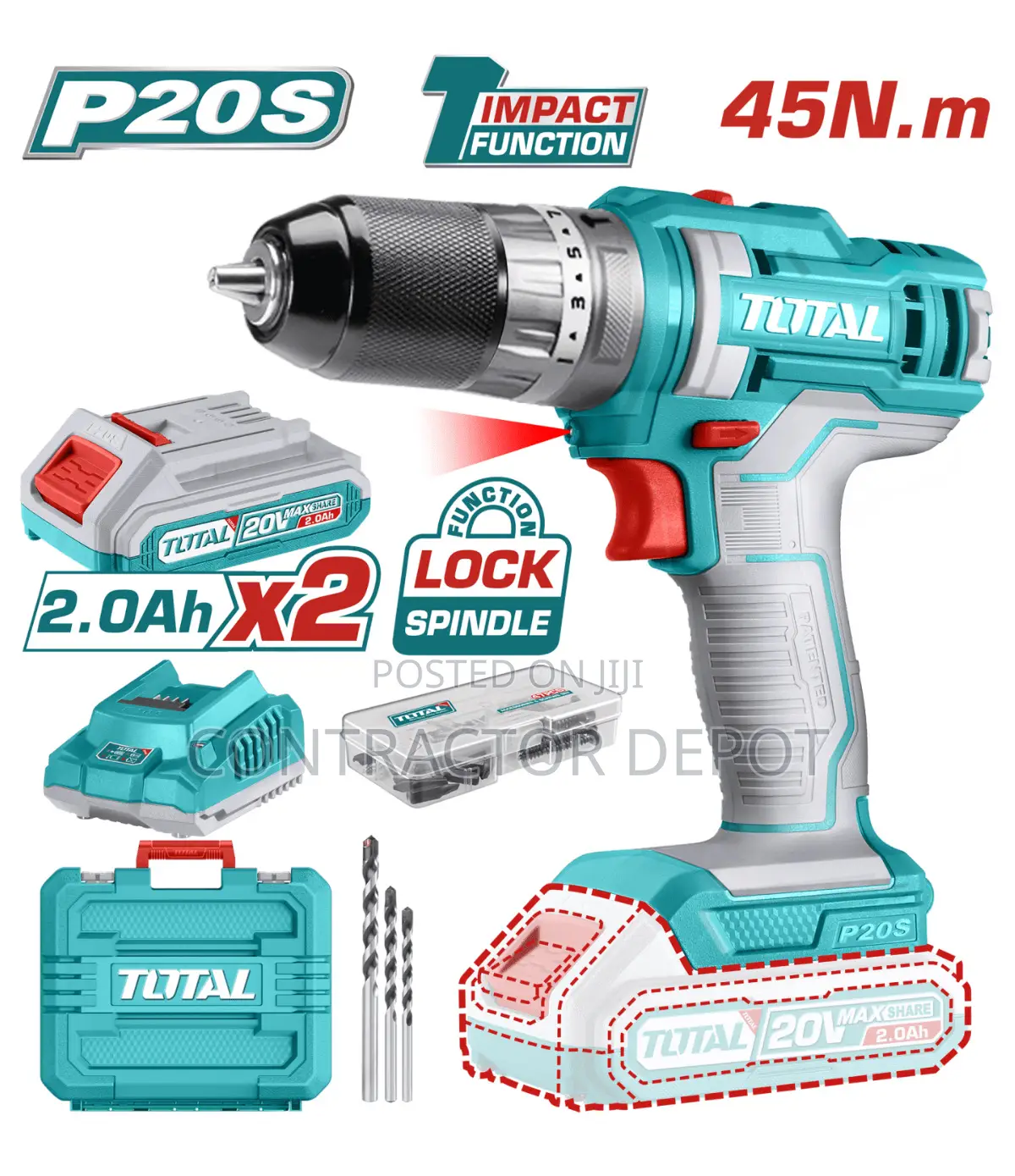 Total Impact Cordless Drill 45nm