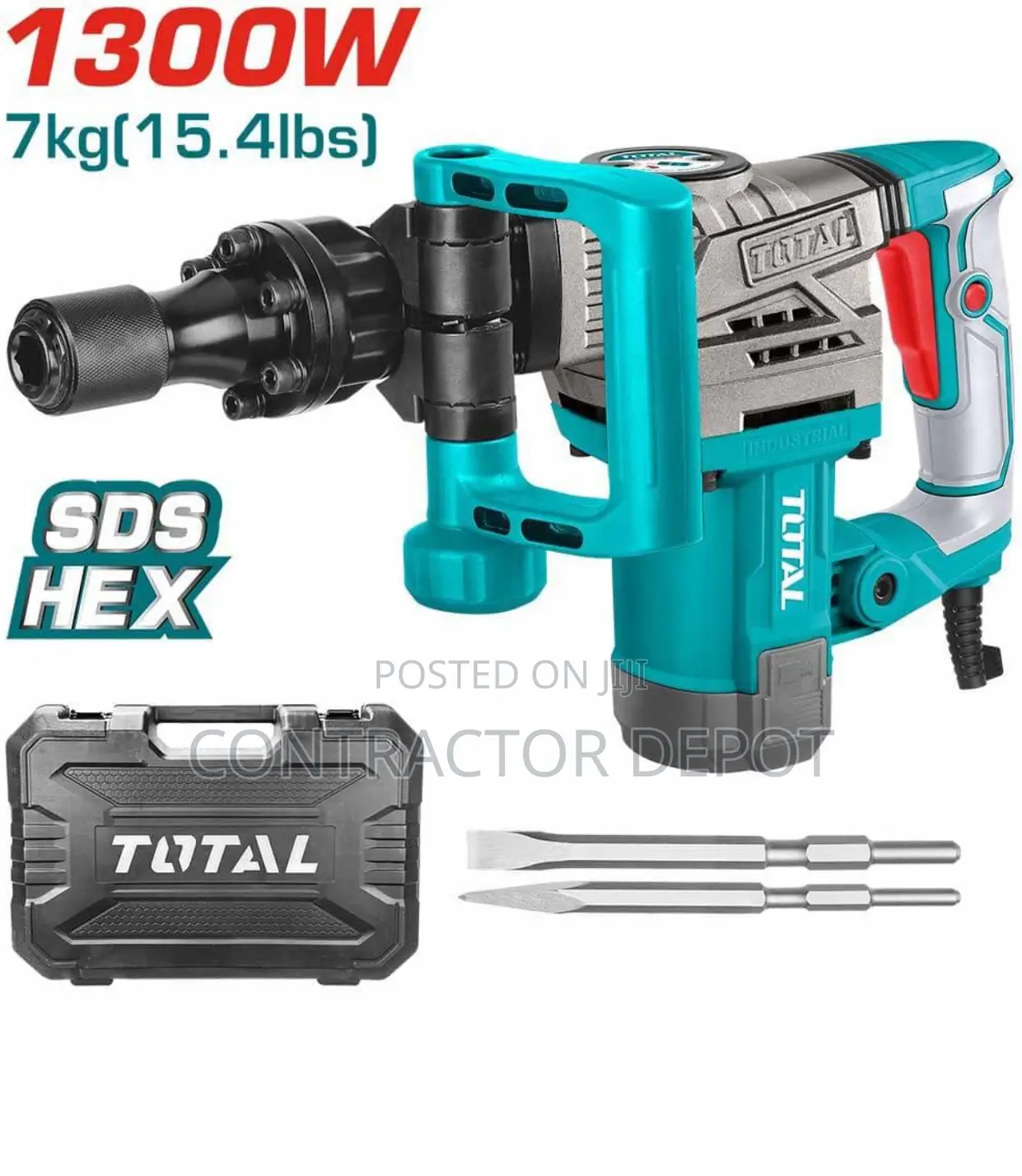 Total Demolition Breaker 1300w 20j Industrial